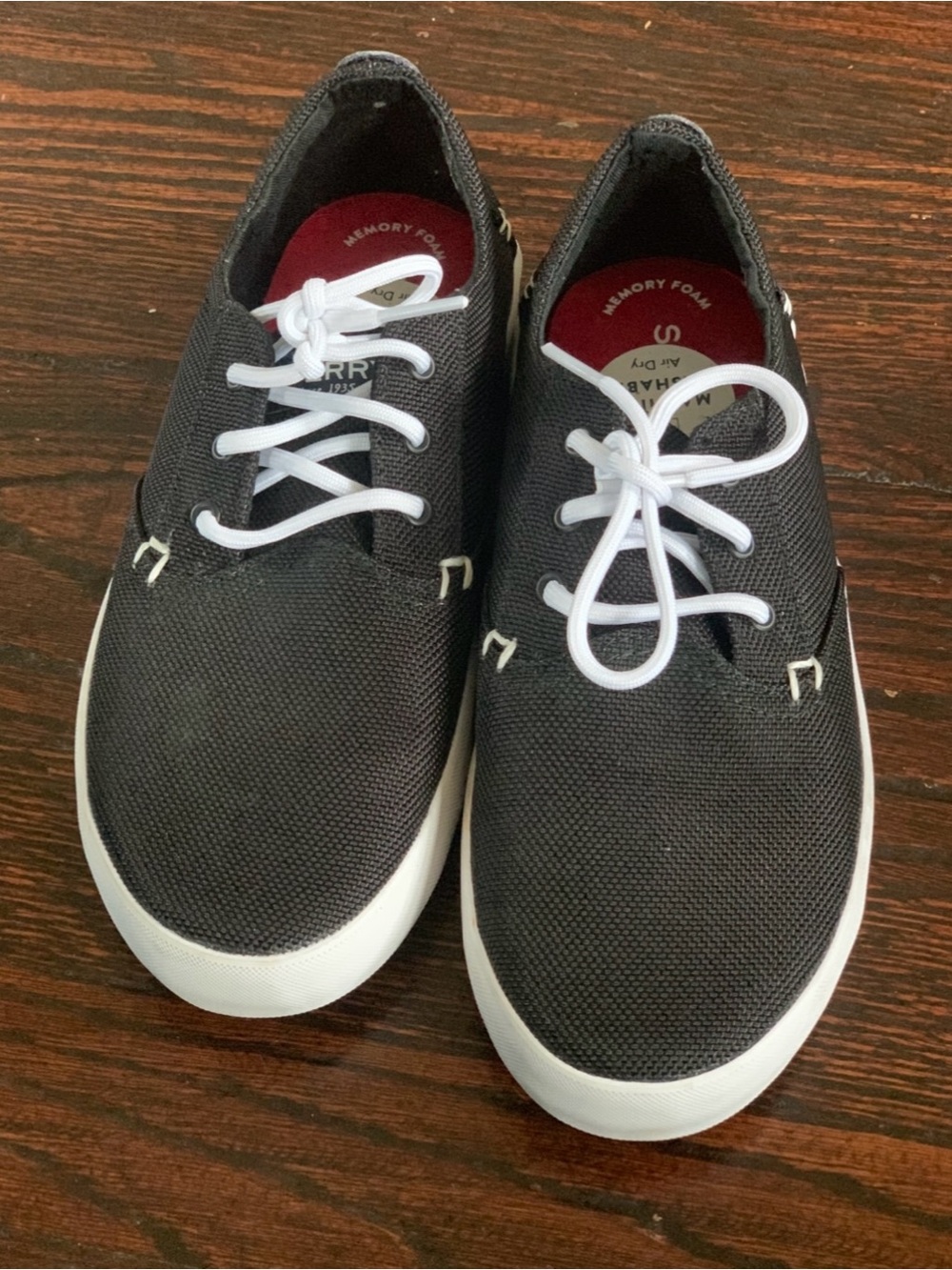 Sperry Kids Bodie Washable Sneaker Boat Shoes Gray Size 4M US / 36 EU